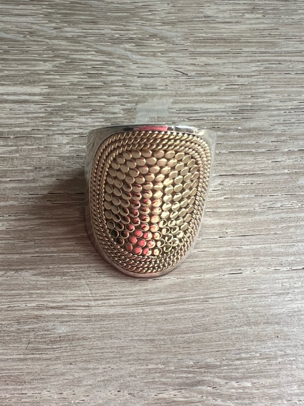 Anna Beck Sterling and Gold Ring